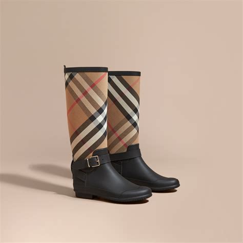 burberry boots rubber sole|burberry rain boots outlet.